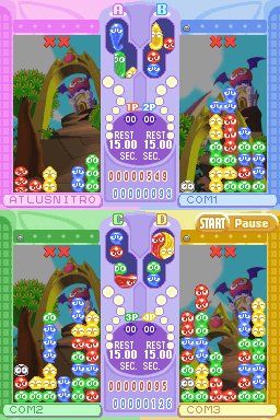 Pantallazo de Puyo Puyo Fever (Japonés) para Nintendo DS