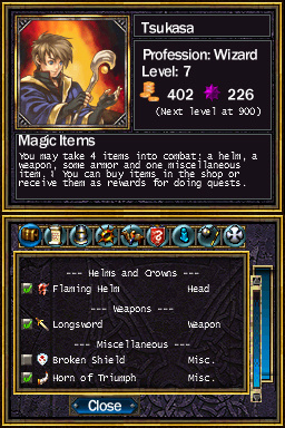 Pantallazo de Puzzle Quest: Challenge of the Warlords para Nintendo DS