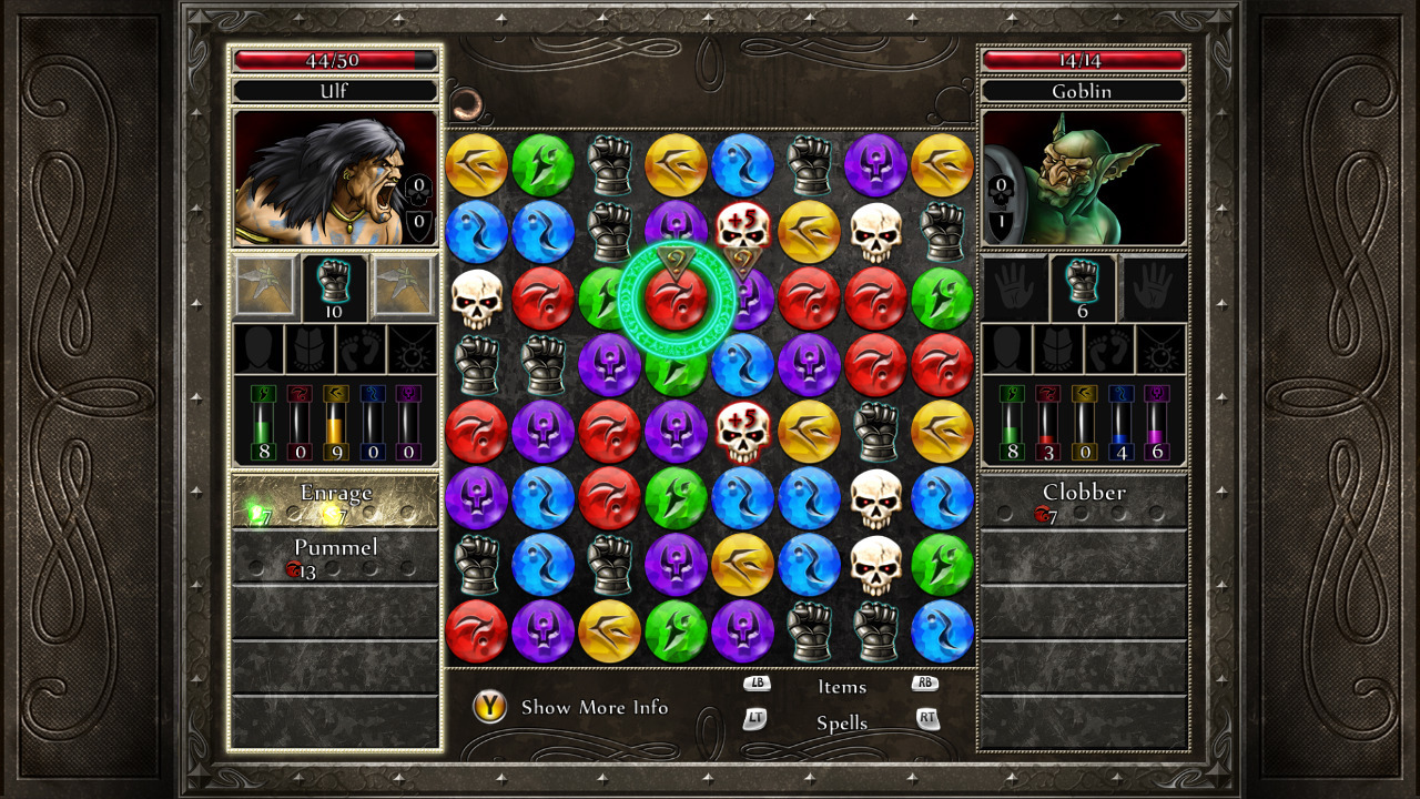 Pantallazo de Puzzle Quest 2 (Xbox Live Arcade) para Xbox 360