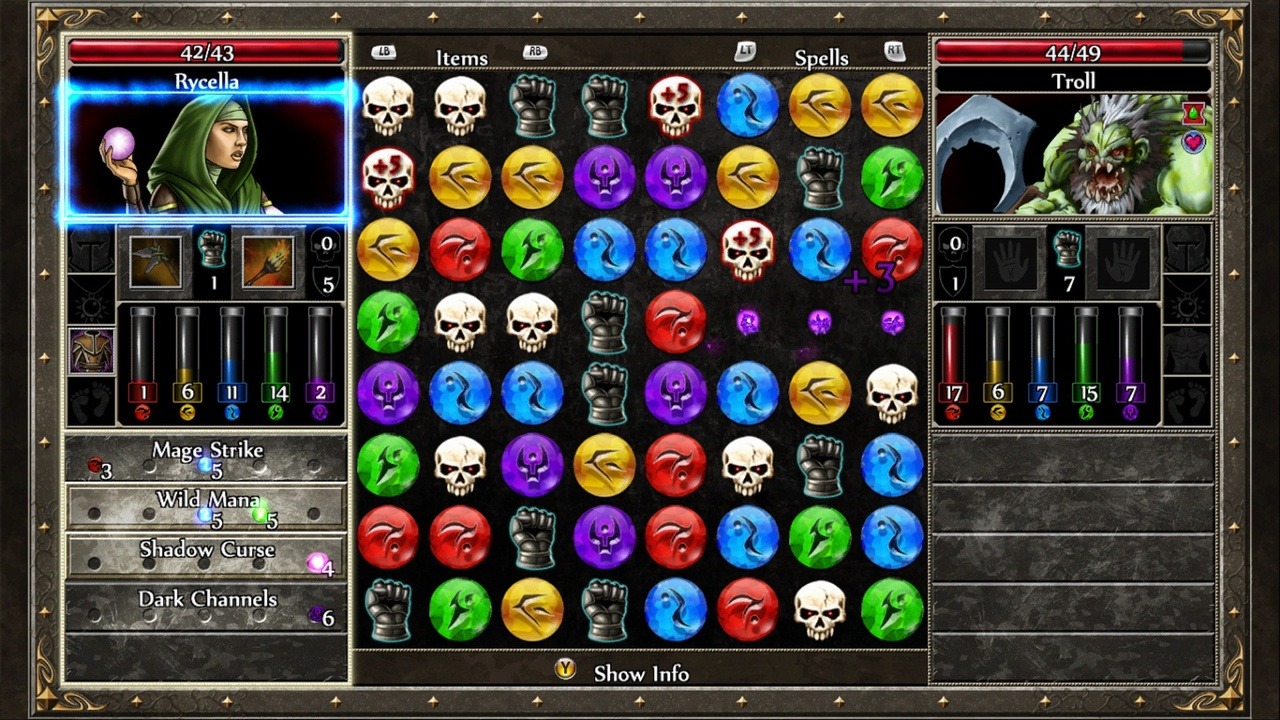 Pantallazo de Puzzle Quest 2 (Xbox Live Arcade) para Xbox 360
