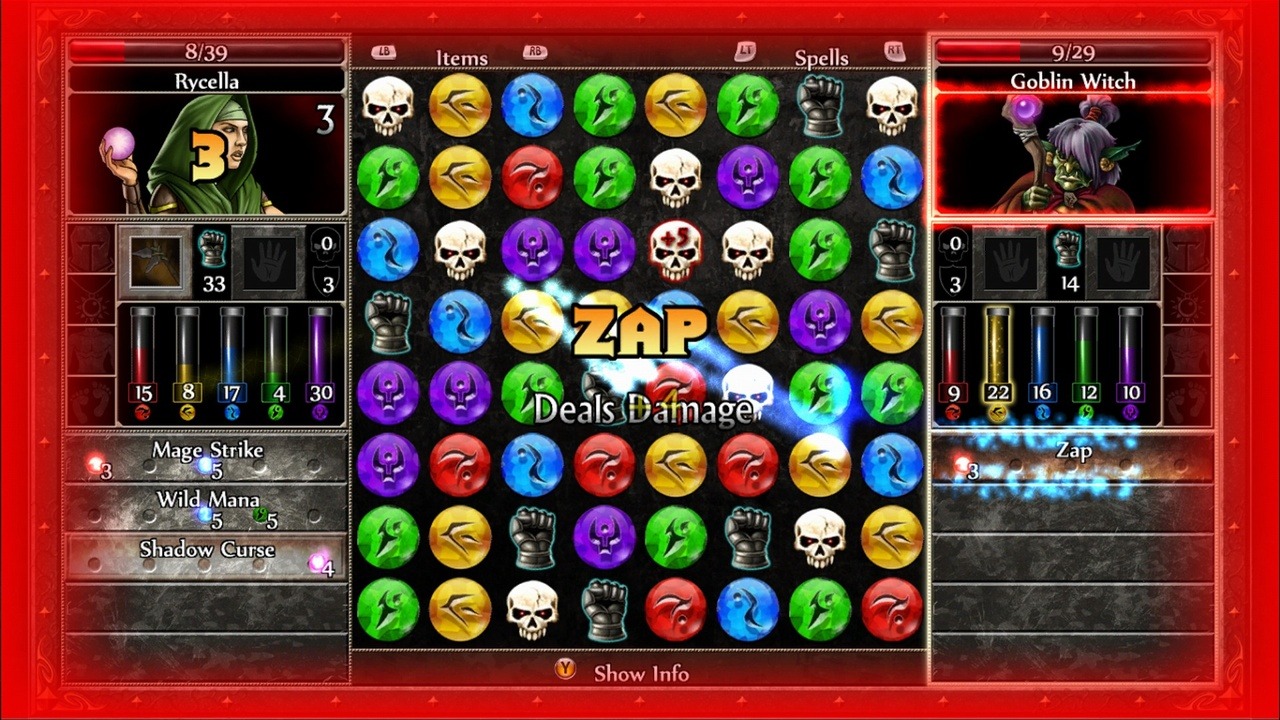 Pantallazo de Puzzle Quest 2 (Xbox Live Arcade) para Xbox 360