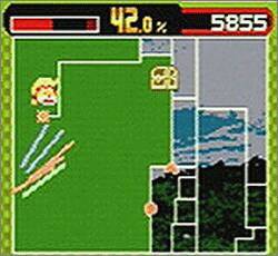Pantallazo de Qix Adventure para Game Boy Color