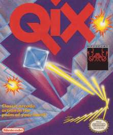 Caratula de Qix para Nintendo (NES)