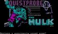 Pantallazo nº 71507 de Questprobe One: The Incredible Hulk (320 x 200)