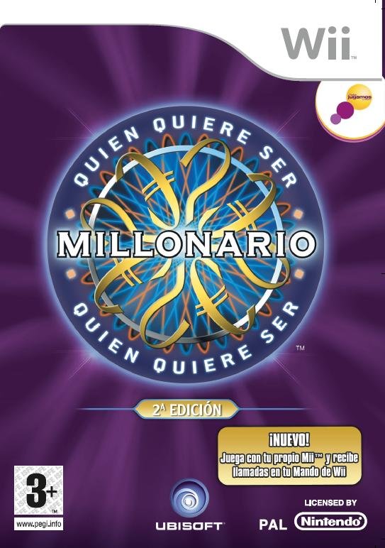 Caratula de Quien Quiere Ser Millonario 2 para Wii
