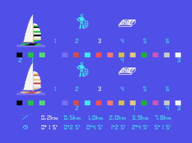 Pantallazo de Régate - La Coupe de L'America para MSX