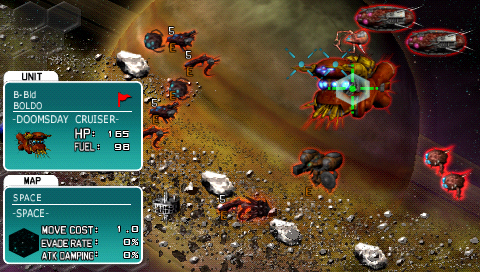 Pantallazo de R-Type Tactics para PSP