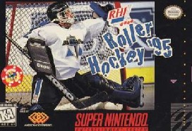 Caratula de RHI Roller Hockey '95 para Super Nintendo