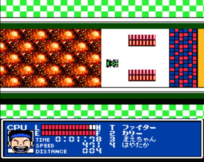 Pantallazo de Racer Mini Yonku: Japan Cup para Nintendo (NES)