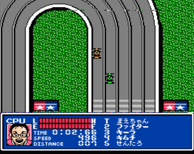 Pantallazo de Racer Mini Yonku: Japan Cup para Nintendo (NES)