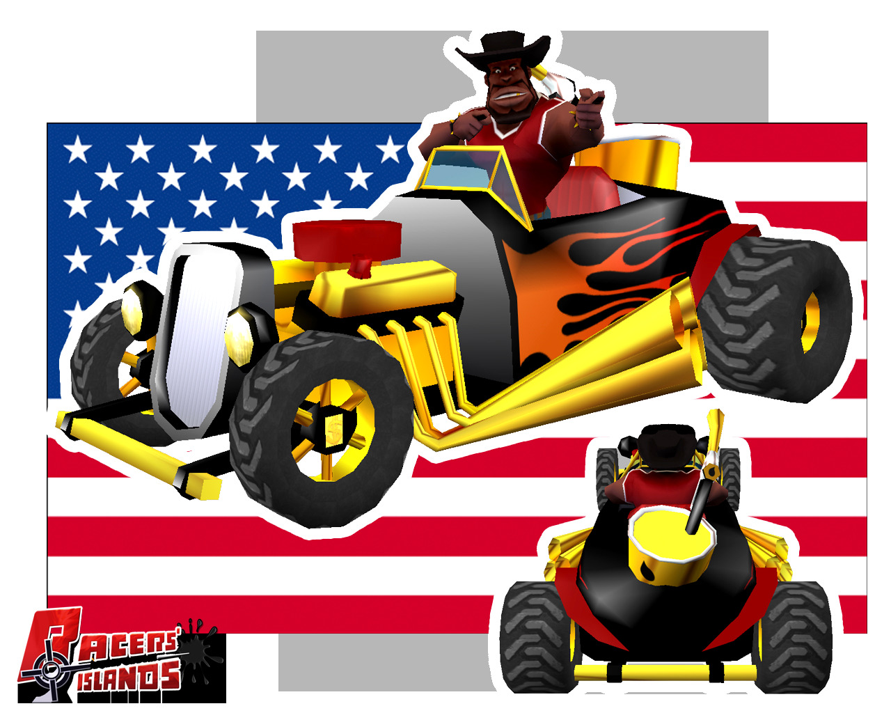 Pantallazo de Racers Islands: Crazy Racers (Wii Ware) para Wii