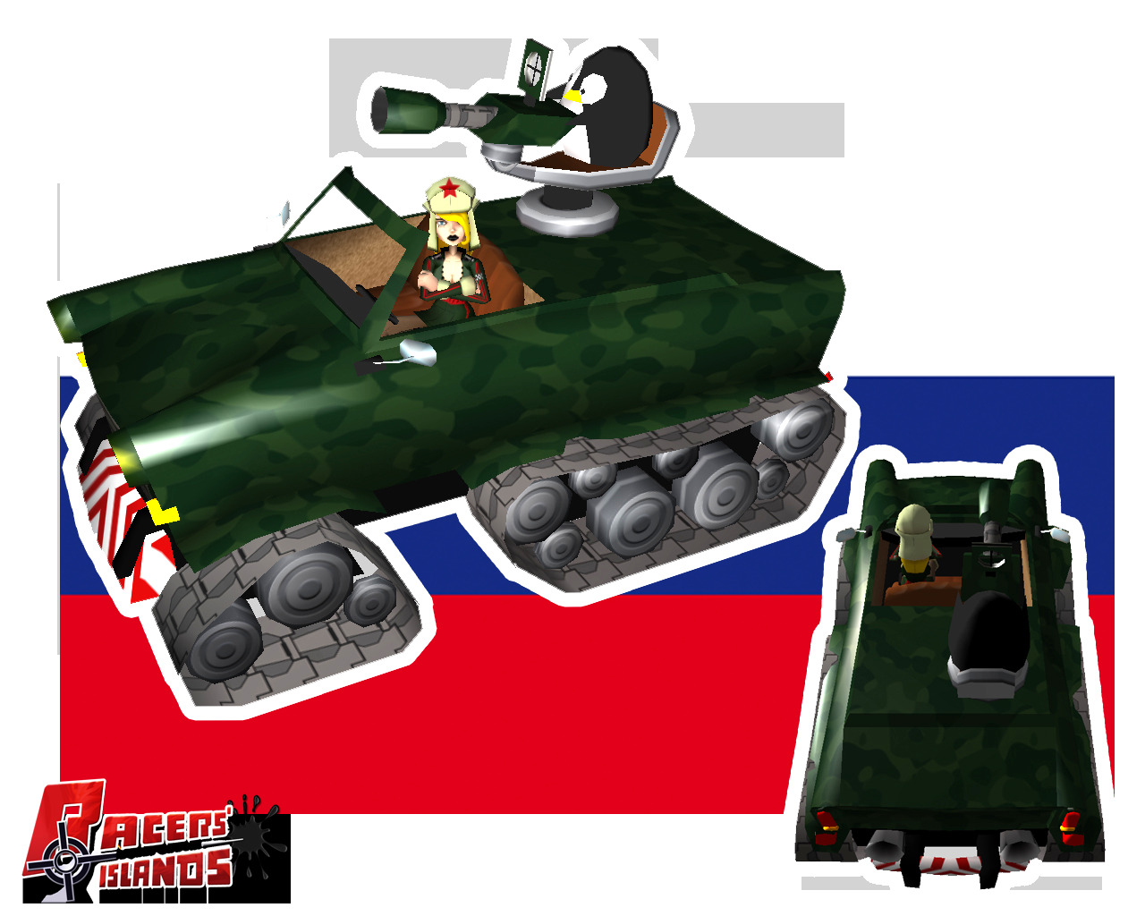 Pantallazo de Racers Islands: Crazy Racers (Wii Ware) para Wii