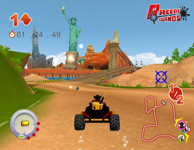 Pantallazo de Racers Islands: Crazy Racers (Wii Ware) para Wii