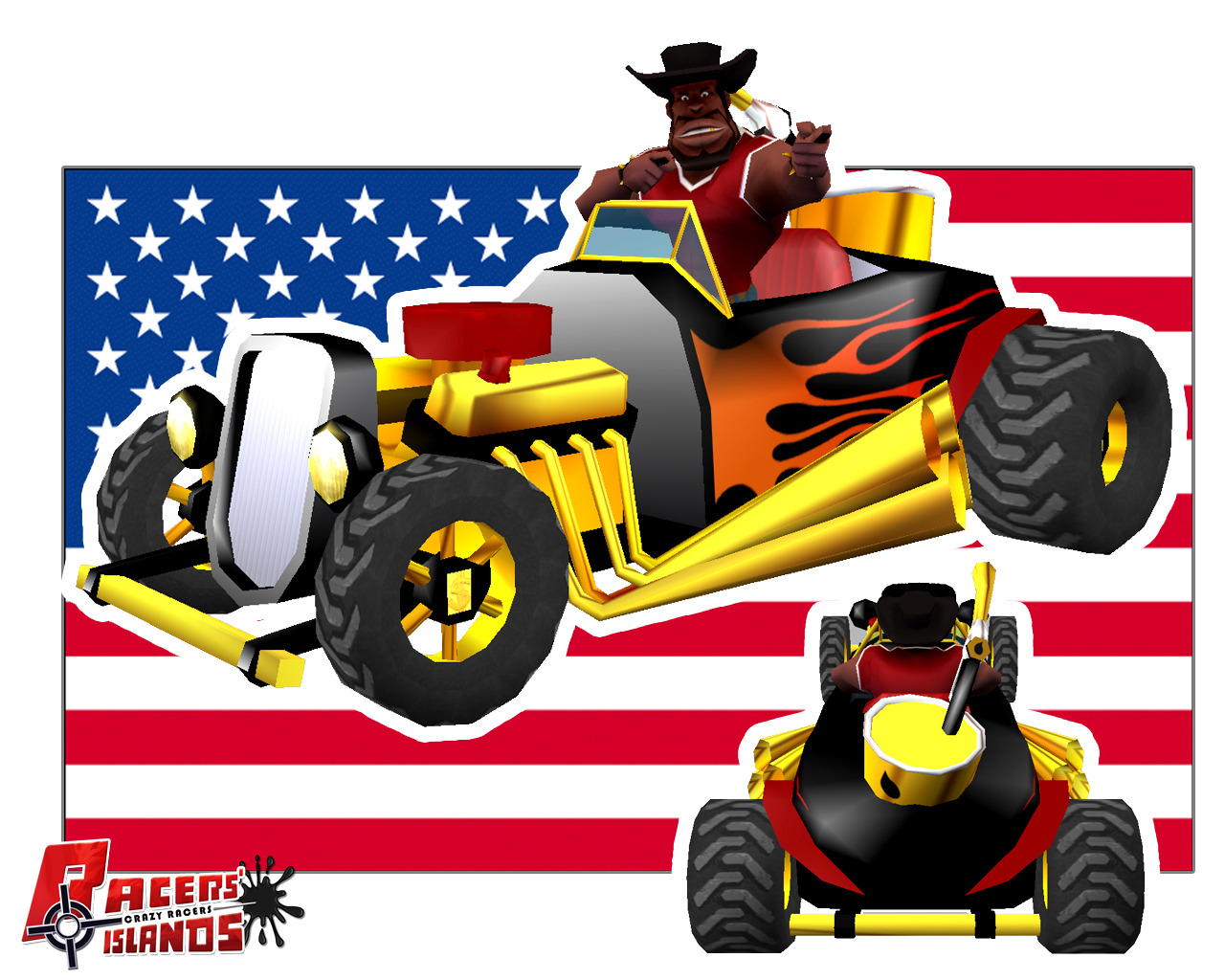 Pantallazo de Racers Islands: Crazy Racers (Wii Ware) para Wii