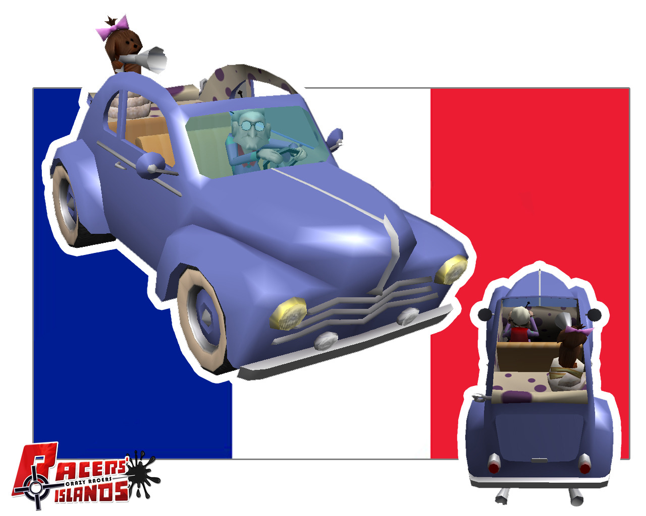Pantallazo de Racers Islands: Crazy Racers (Wii Ware) para Wii
