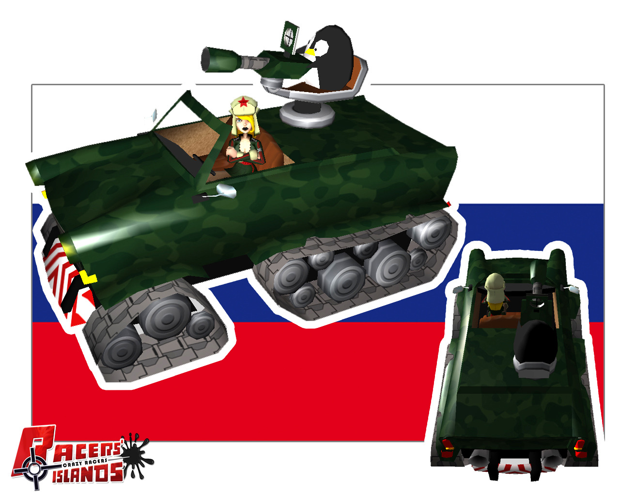 Pantallazo de Racers Islands: Crazy Racers (Wii Ware) para Wii
