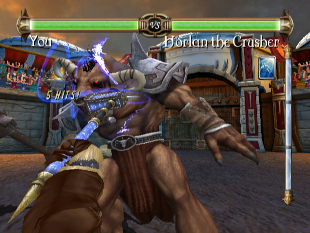 Pantallazo de Rage of the Gladiator (Wii Ware) para Wii