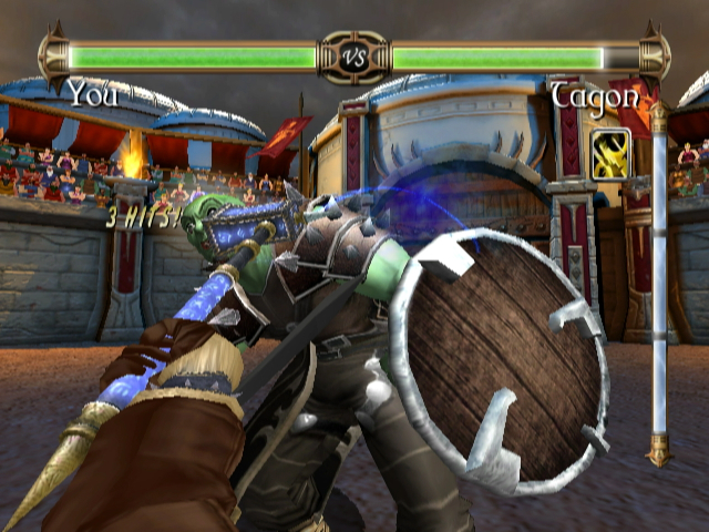 Pantallazo de Rage of the Gladiator (Wii Ware) para Wii