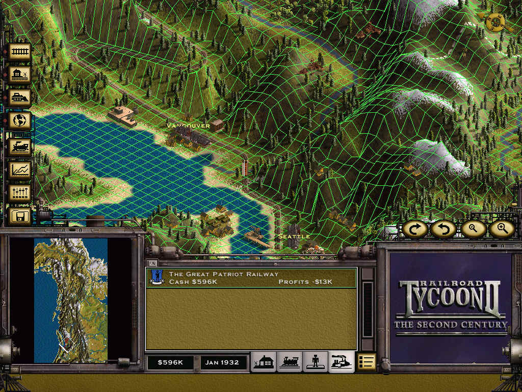 Pantallazo de Railroad Tycoon II: The Second Century para PC