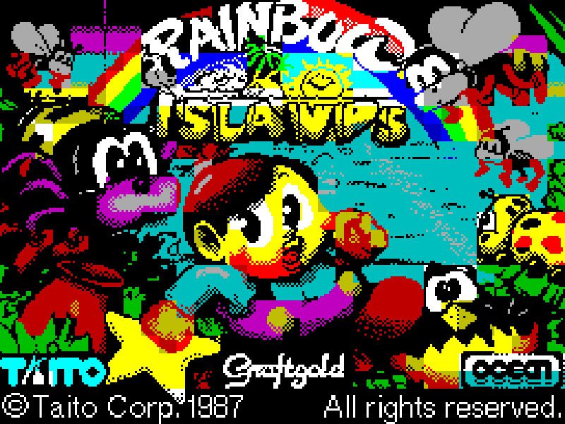 Pantallazo de Rainbow Islands: The Story of Bubble Bobble 2 para Spectrum