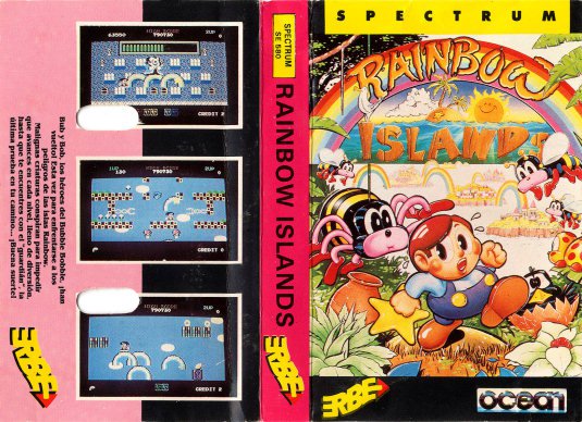 Caratula de Rainbow Islands: The Story of Bubble Bobble 2 para Spectrum
