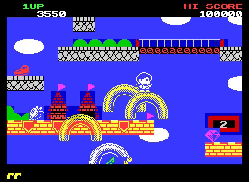 Pantallazo de Rainbow Islands: The Story of Bubble Bobble 2 para Spectrum