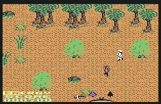 Pantallazo de Rambo First Blood Part II para Commodore 64