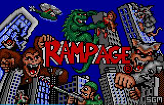 Pantallazo de Rampage para Atari Lynx