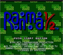 Pantallazo de Ranma 1/2: Hard Battle para Super Nintendo