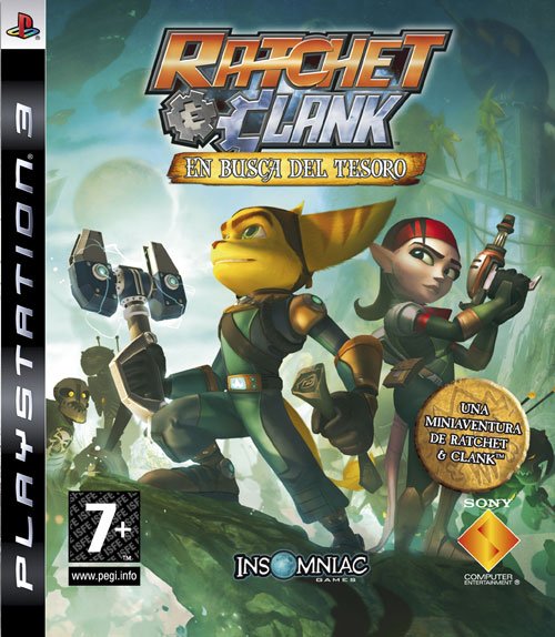 Caratula de Ratchet & Clank: En busca del tesoro para PlayStation 3