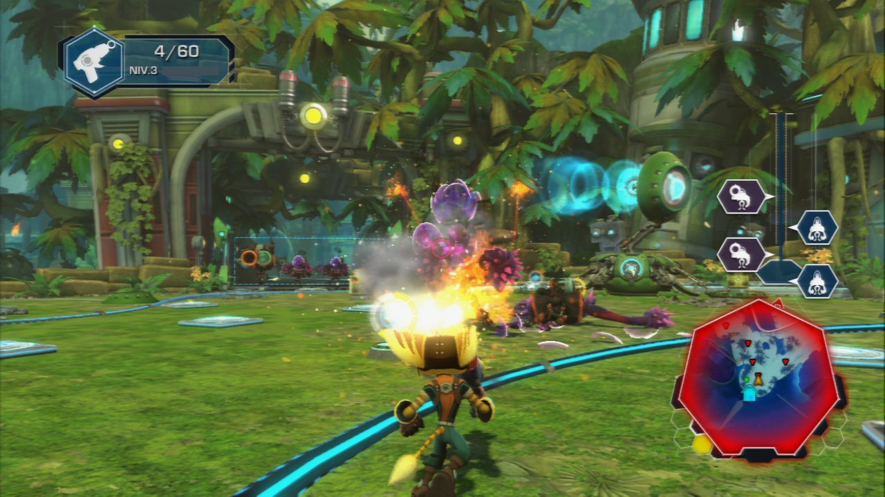 Pantallazo de Ratchet & Clank QForce para PlayStation 3