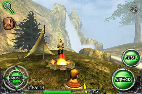 Pantallazo de Ravensword: The Fallen King para Iphone