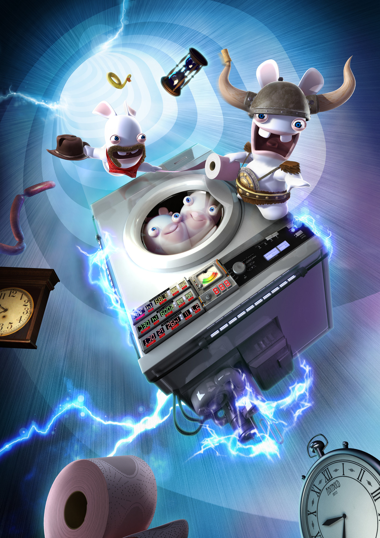 Pantallazo de Raving Rabbids: Travel in Time para Wii