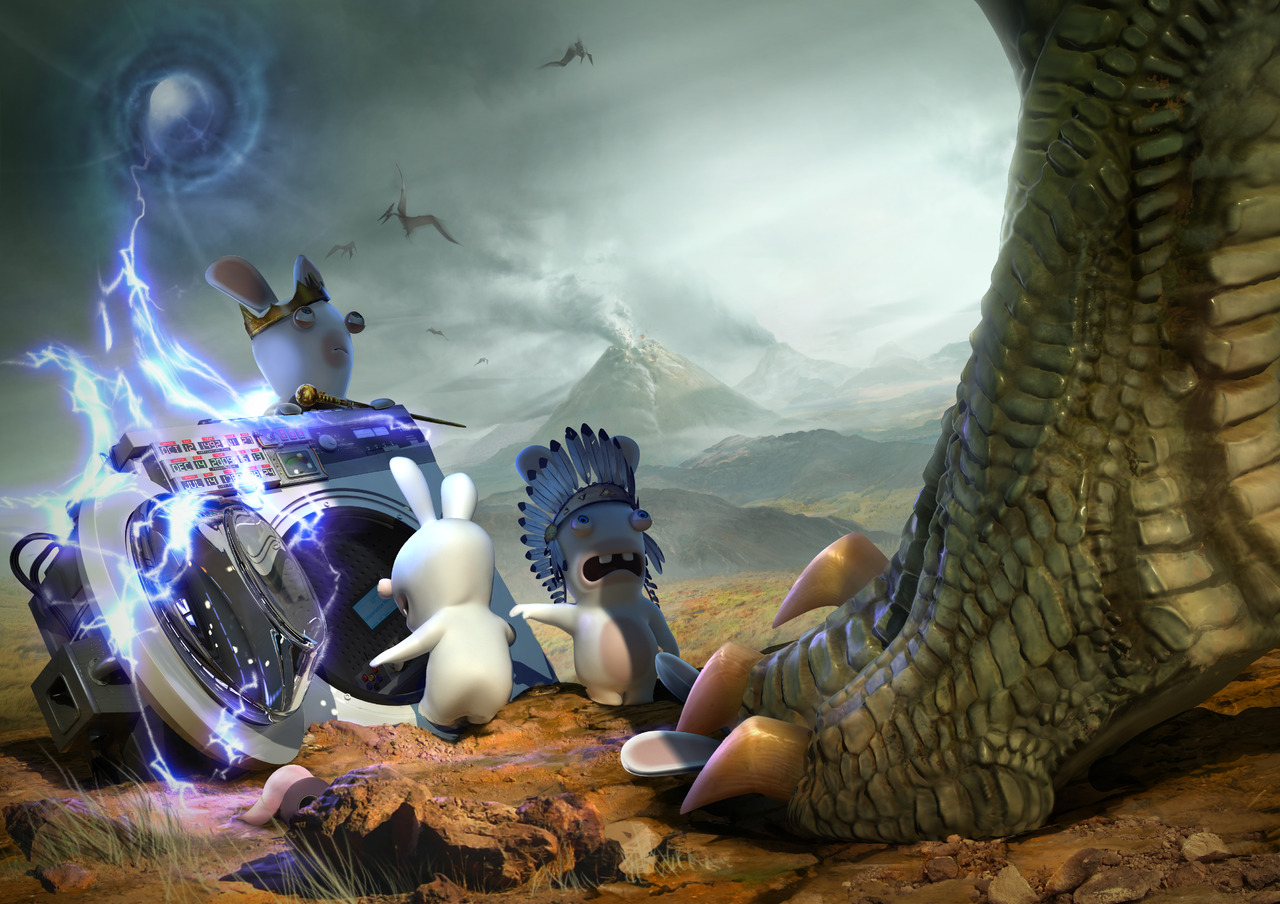 Pantallazo de Raving Rabbids: Travel in Time para Wii