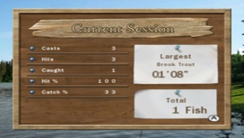 Pantallazo de Real Fishing Challenge II (Wii Ware) para Wii