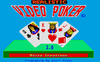 Pantallazo de Realistic Video Poker para Atari ST