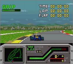 Pantallazo de Redline: F1 Racer para Super Nintendo