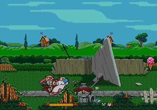 Pantallazo de Ren & Stimpy Show Presents: Stimpy's Invention, The para Sega Megadrive