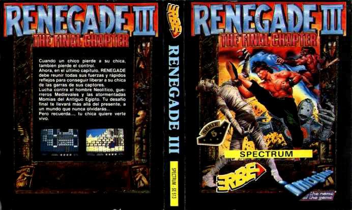 Caratula de Renegade 3: The Final Chapter para Spectrum