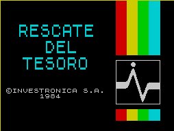 Pantallazo de Rescate del Tesoro para Spectrum