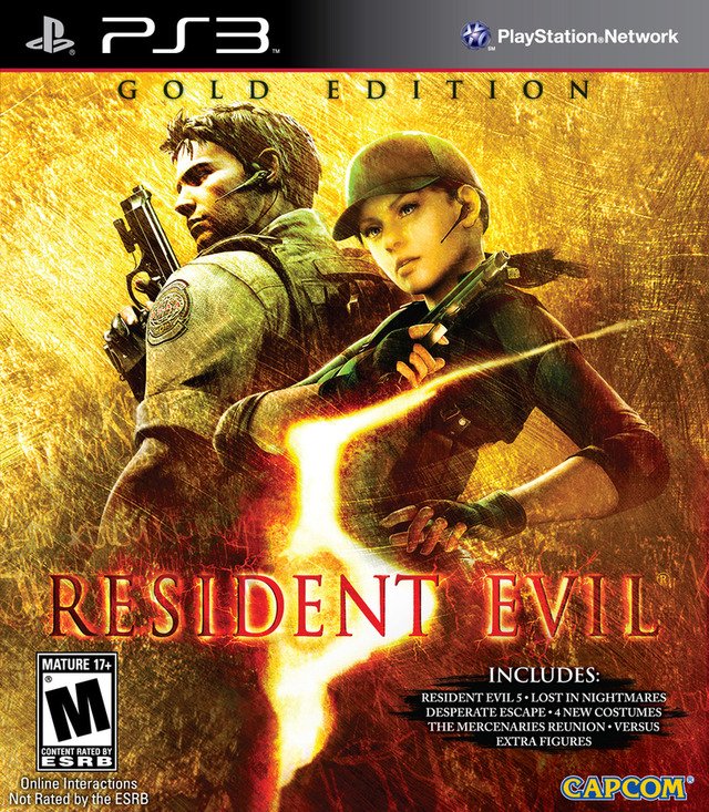 Caratula de Resident Evil 5: Gold Edition para PlayStation 3
