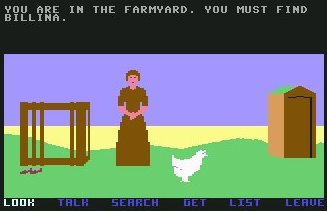 Pantallazo de Return to Oz para Commodore 64
