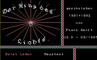 Pantallazo de Ring Des Lichts, Der para Amstrad CPC