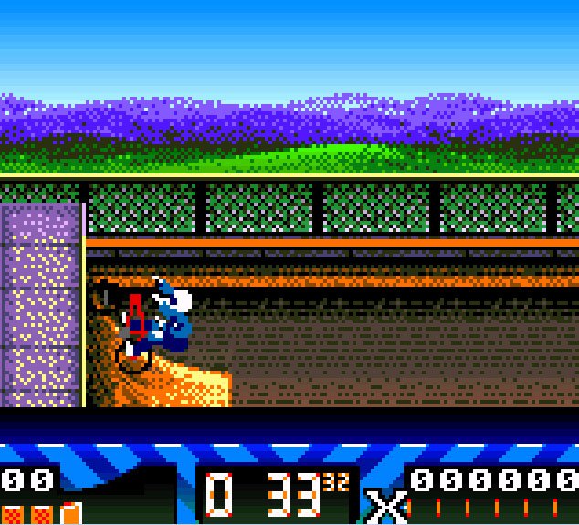 Pantallazo de Road Champs BXS Stunt Biking para Game Boy Color