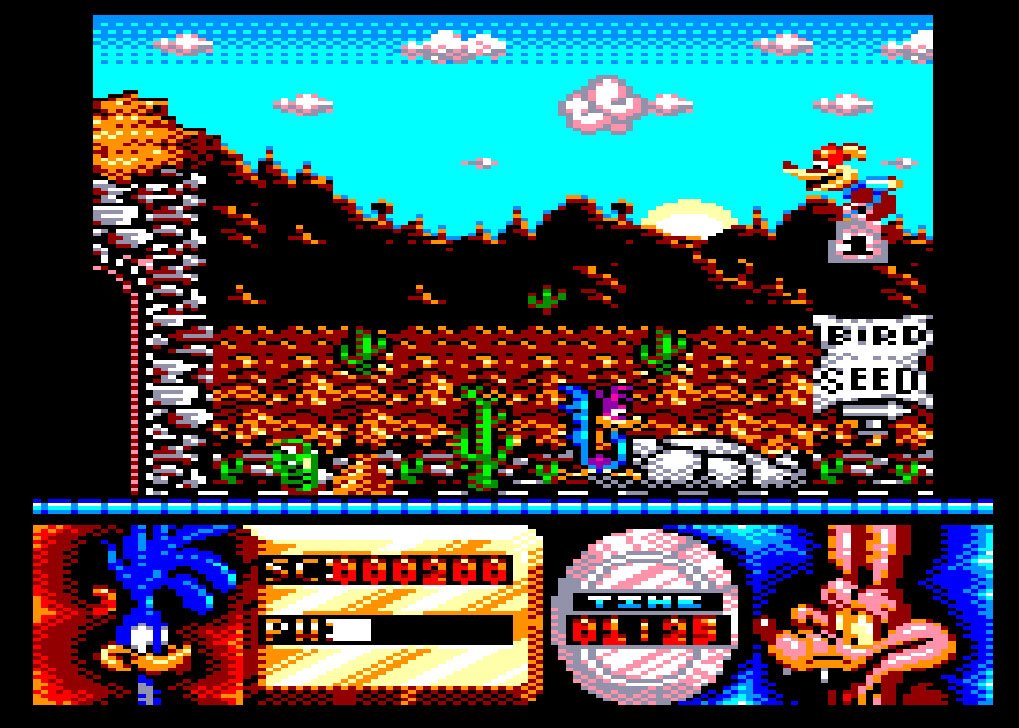 Pantallazo de Road Runner and Wyle E. Coyote para Amstrad CPC