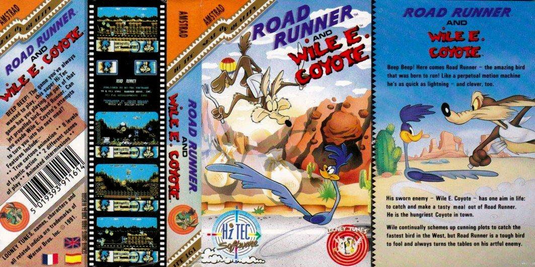 Caratula de Road Runner and Wyle E. Coyote para Amstrad CPC
