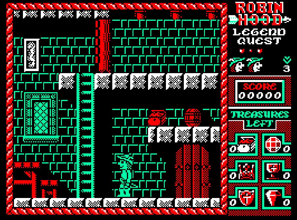 Pantallazo de Robin Hood: Legend Quest para Amstrad CPC