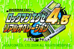 Pantallazo de RockMan EXE 4.5 Real Operation (Japonés) para Game Boy Advance