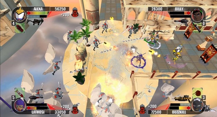Pantallazo de Rocketmen: It Came from Your Uranus (Xbox Live Arcade) para Xbox 360