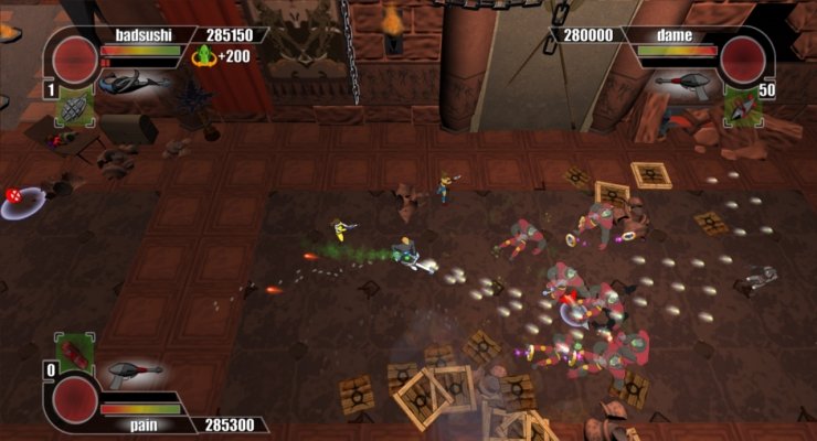 Pantallazo de Rocketmen: It Came from Your Uranus (Xbox Live Arcade) para Xbox 360